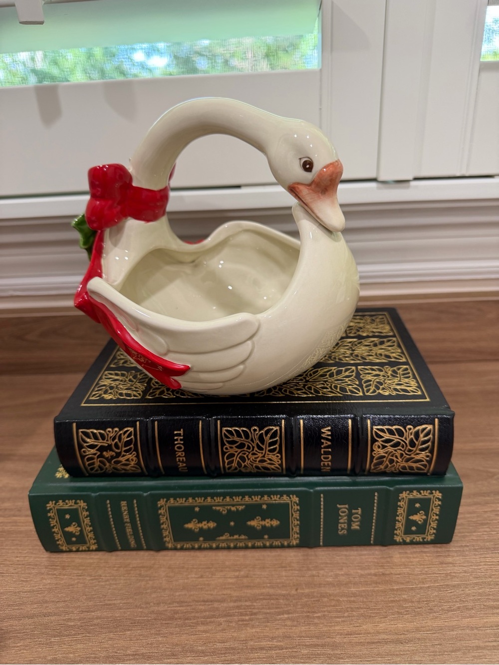 Fitz and Floyd Vintage Christmas goose